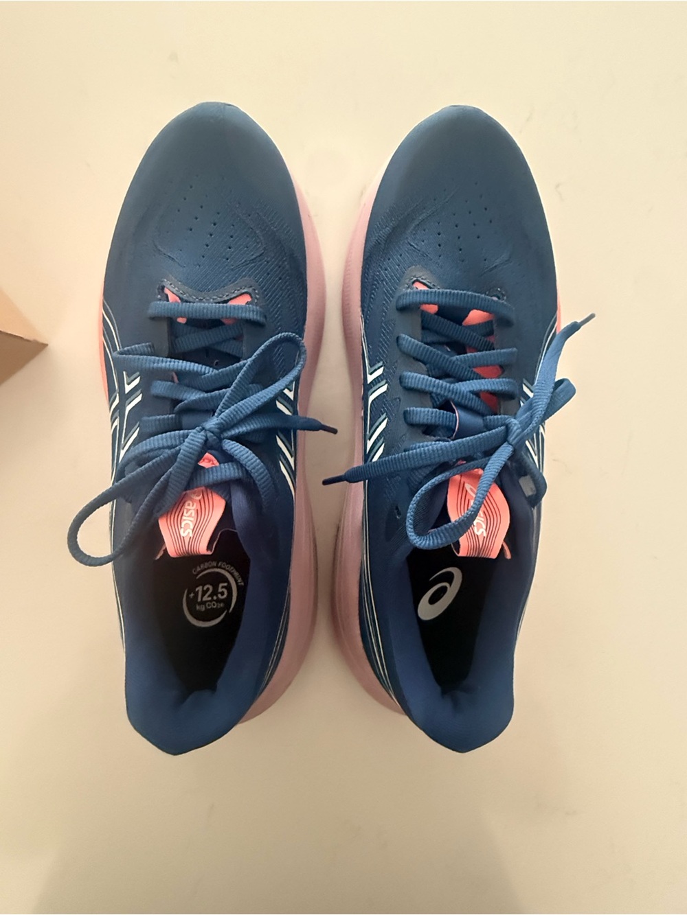 ASICS Women's Navy and Pink Running Shoes - Picture 6 of 8